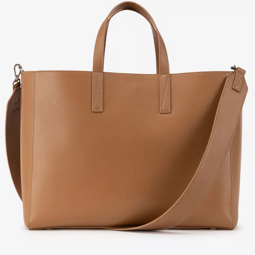 Haven Laptop Tote Bag- Toffee